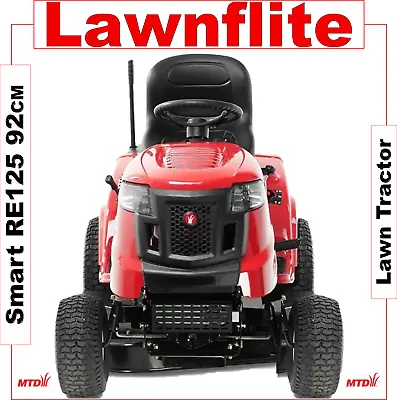 Lawnflite RE125 92cm Ride On Lawnmower  Garden  Tractor Sit On Lawn Mower MTD • £2629.99