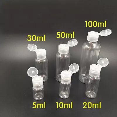 20ml 50ml 60ml 100ml Clear Plastic Refill Mist Pump Reuse Empty Lotion Bottles • $56.04
