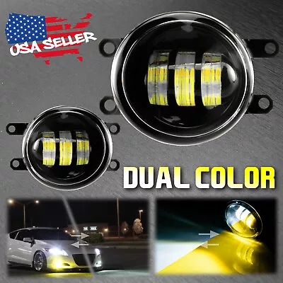 White/Yellow Dual Color 20W High Power LED Fog Light Kit For Lexus Toyota Scion • $67.88