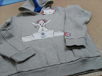 Official Olympics London 2012 Team GB Pride The Lion Grey Sweater/ Hoodie • £12.99