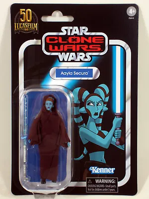 Star Wars The Vintage Collection AAYLA SECURA Clone Wars 3.75 Figure VC217 F5414 • $15.99