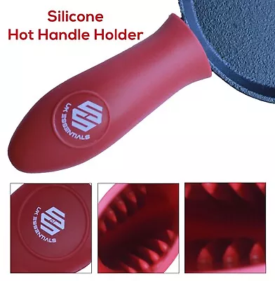 Silicone Hot Handle Holder Pan Handle Cover For Cast Iron Skillets Pot Holder • £5.99