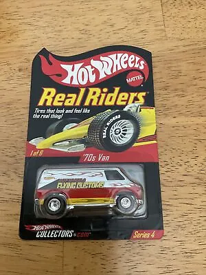 Hot Wheels Real Riders - Flying Customs 70’s Van - 8947/11000 W/case • $15