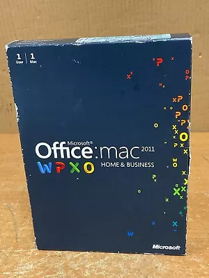 £37.80 • Buy Microsoft Office Mac 2011 Home & Business