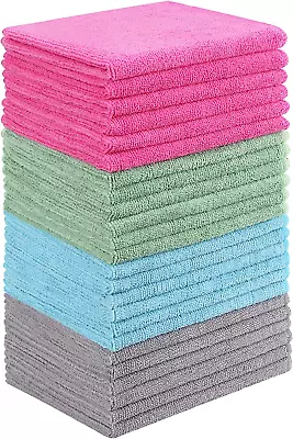 Gryeer Microfibre Cleaning Cloths Soft And Lint Free Towels For Home Kitchen • £17.64