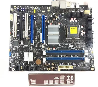 @working@ Intel DX48BT2 Socket 775 Flagship X48 4x DDR3 Up To 8GB Motherboard • £49.99