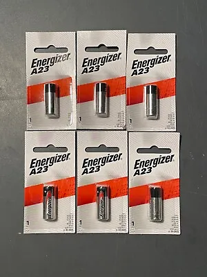 6 X Energizer A23 12v Batteries Brand New In Original Packs Exp 3/2025 Or Later • $8.95