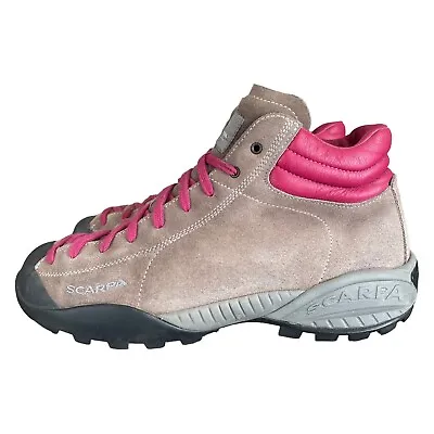 Scarpa Mojito Plus GTX Womens Hiking Boots Suede Gore-Tex Ladies UK 8 EU 42 • £59.95