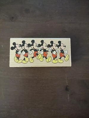 Mickey Mouse Disney Marching Mickey 421-F Stamp Rubber Stampede New Without Pac. • $10