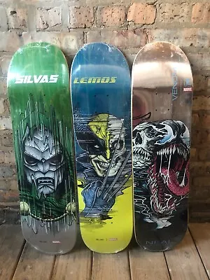 Primitive Skateboards Marvel Set Venom Wolverine Dr Doom Decks • $400