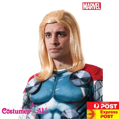 Mens Thor Wig Adult Avengers Superhero Costume Accessories Party Cosplay Hair • $29.99