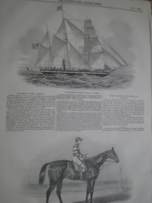 US Ship Marmora At Liverpool & Horse Sweetmeat Doncaster 1845 Prints Ref AN • $12.44