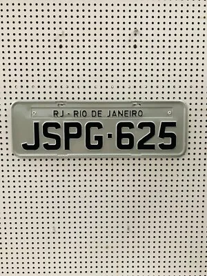 2 PIECES Personalized ALUMINUM - Real Brazil Gray License Plate - YOUR TEXT • $99.90