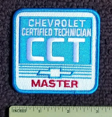 Chevrolet Certified MASTER Technician CCT Automotive Patch Chevy Logo New • $9.09