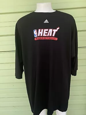 Nba Miami Heat Adidas Men Warm Up Black Shirt Sweatshirt 3xlt #6901a  • $22.99
