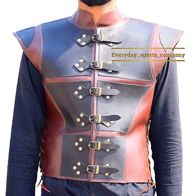 Medieval Leather Breastplate Cosplay & LARP Costume Renaissance Armor IMA-LB-027 • $149.90