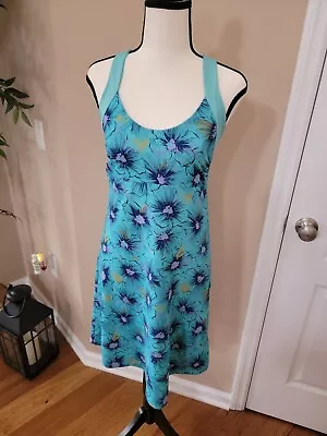 $24.99 • Buy Patagonia Morning Glory Dress Women's Size Small Floral Cross Back Athleisure