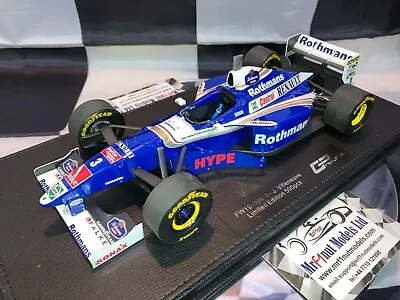 1:18 GP GPR 049a Jacques Villeneuve FW19 #3 1997 World Champion • $296.71