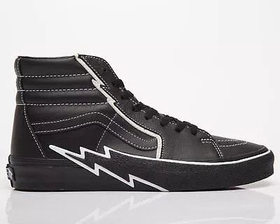 Vans Sk8-Hi Bolt Men's Black White Casual Athletic Lifestyle Sneakers Shoes • $144