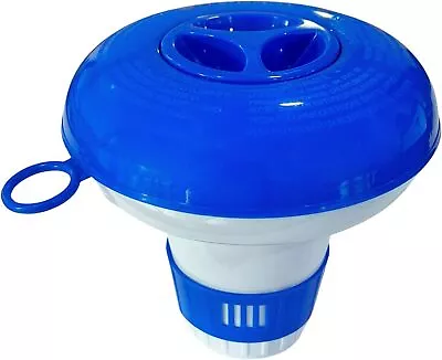 Pool Chlorine Floater For 1  Or 3  Tablets - Floating Chlorine Bromine Dispenser • $10.99