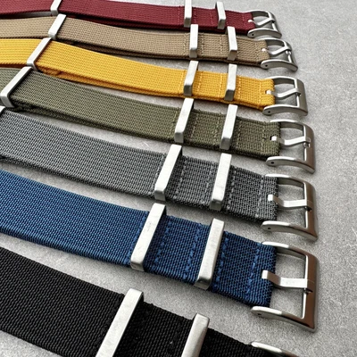 £9.25 • Buy Premium NATO Watch Strap Ribbed Nylon Fabric Military Diver 18mm 20mm 22mm