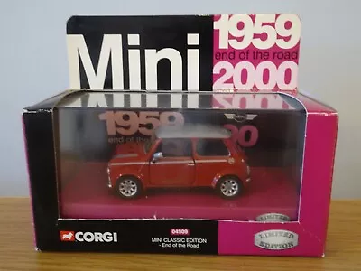 Corgi Classics Rover Mini Cooper End Of The Road 2000 Red Car Model 04509 1:36 • $27.61