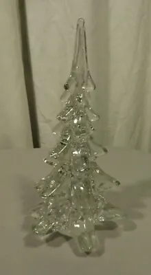 Vintage Crystal Christmas Tree 8 In - Holiday Decor - Mint Condition • $32