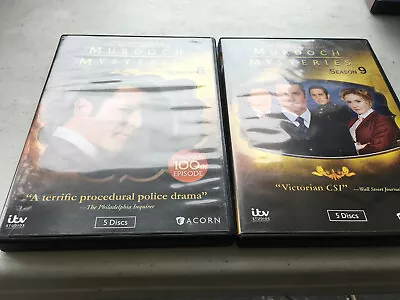 Murdoch Mysteries Season 8 & 9  DVD • $16.99