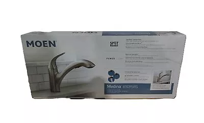 MOEN Medina Single-Handle Pull Out Kitchen Faucet In Spot Resist Stainless • $114.95