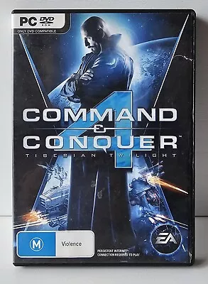 Command & Conquer 4 Tiberian Twilight PC DVD-Rom Game & Manual Tracked Postage • $19.95