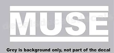 Muse Vinyl Die Cut Sticker Decal Revolution Rock Band Guitar FREE SHIPPING P303 • $3.89