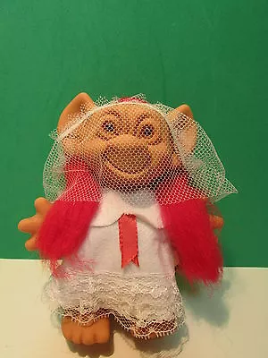 BRIDE-NIK - 6  UNEEDA Wishnik Troll Doll - New - RARE • $24.95