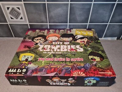 £14.50 • Buy City Of Zombies Board Game - Thinknoodle Games - 100% Complete Family Card