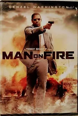 Man On Fire W Denzel Washington (DVD)- You Can CHOOSE WITH OR WITHOUT A CASE • $1.99