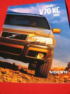 Volvo V70 XC AWD 1996-2016 Original Brochure / Catalogue / Brochure 1999 • $5.35