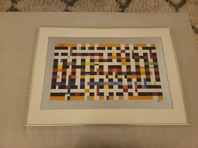 $2750 • Buy Fantastic Yaacov Agam.  EA #16.  Signed And Inscribed To Well Known Artist