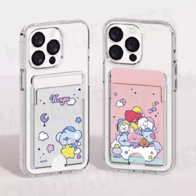 BT21 Character Dream Baby Clear Reinforced Double Card Case Official K-POP Goods • $25.11