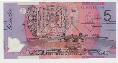 1995 Australia $5 Dollars Banknote - R217ai - Narrow Bands - UNC - # 31363 • $48