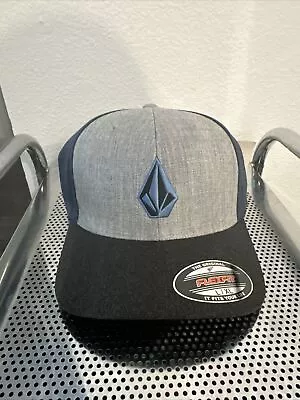 Volcom Full Stone Heather Flexfit Hat - Smokey Blue - New • $32