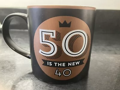 £7 • Buy 50th Birthday Mug (brand New ) 50 Is The New 40 