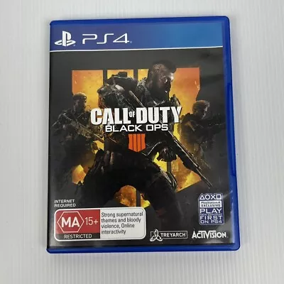 PS4 Call Of Duty Black Ops 4 (BO4) PlayStation 4 COD BO4 Free Postage & Tracking • $19.95