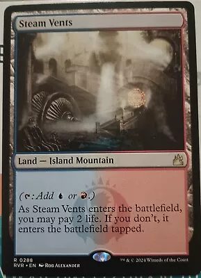 MTG - Steam Vents - Rare • $12.50