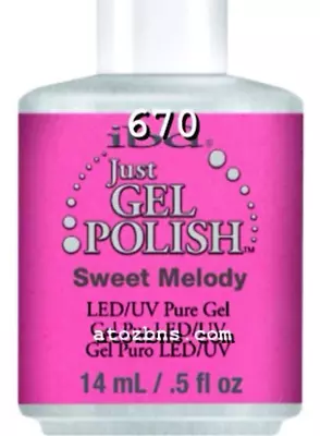 IBD Just Gel UV LED Gel Polish JustGel 0.5oz 14ml LOWEST PRICE ON MARKET • $6.95