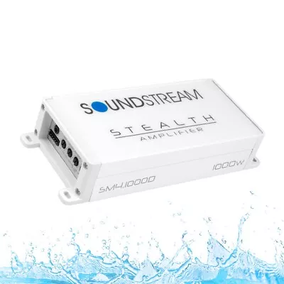 Soundstream Sm4.1000d Car Motorcycle Marine Audio Amp Amplifier 4 Channel 1000w • $124.99