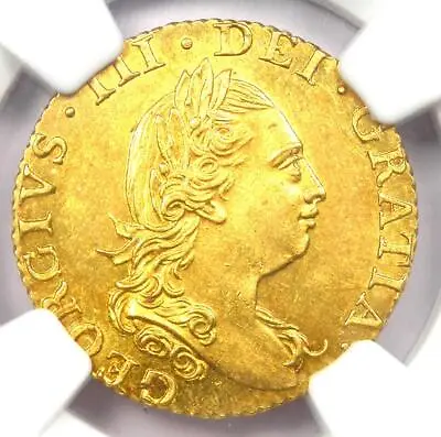 £1651.64 • Buy 1786 Britain UK George III Gold Half Guinea Coin 1/2G. Certified NGC MS62 BU UNC