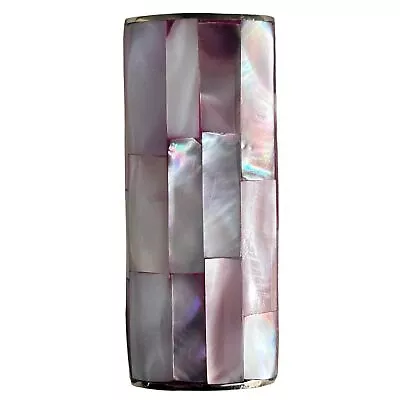 Vintage Pink Mother Of Pearl Lighter Holder HandmadeUniqueCollectors Item OS • $65