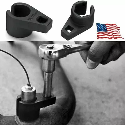 7/8-Inch And 22mm Offset Oxygen O2 Sensor Socket Wrench Removal Tool Drive 3/8  • $6.64