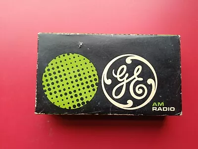 Vintage General Electric GE P-1758 All Transistor Portable AM Radio◾Orig Box • $34.98