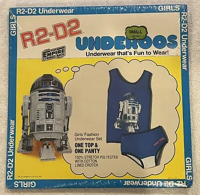 Vintage 1979 Underoos Star Wars R2-D2 Tank Top & Underwear Panty Set Size Small • $34.99