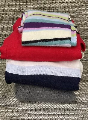 Lot Of 4 Wool Blend Sweaters Damaged Flaws For Crafting Upcycling Recycling 2 Lb • £23.16